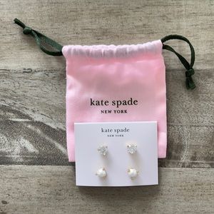 New with tags Kate Spade earring set